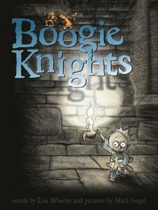 The cover of the book Boogie Nights includes a little boy in a dark castle
